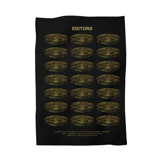 Surface, Echo & Sound Black Tea Towel
