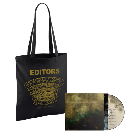 Surface, Echo & Sound Black Tote Bag + CD