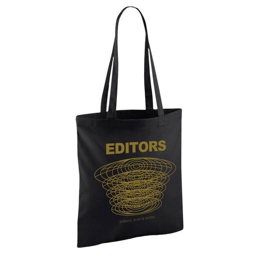 Surface, Echo & Sound Black Tote Bag
