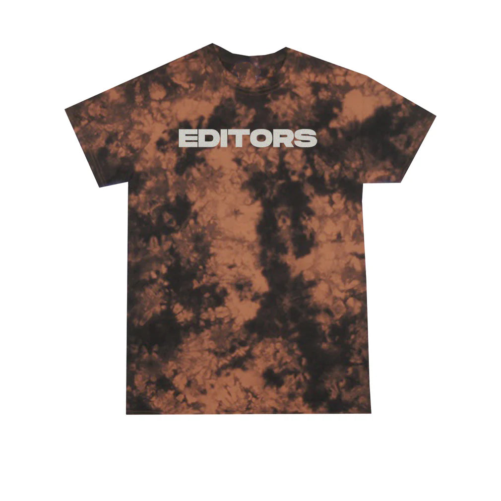 Acid Wash Silver Logo T-Shirt Black